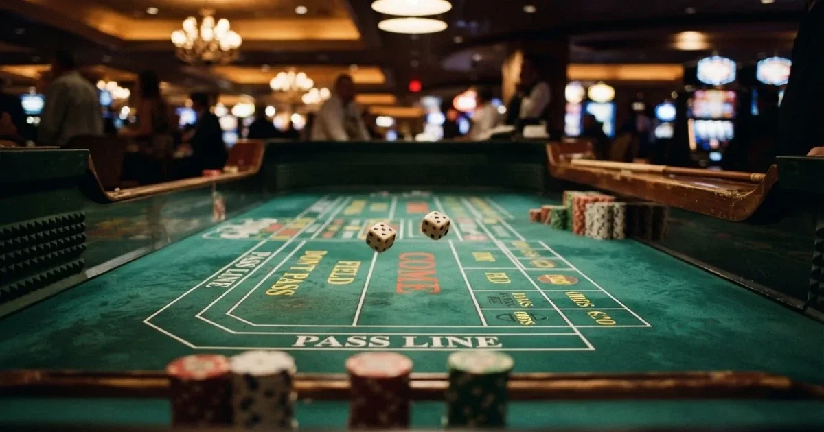A craps table