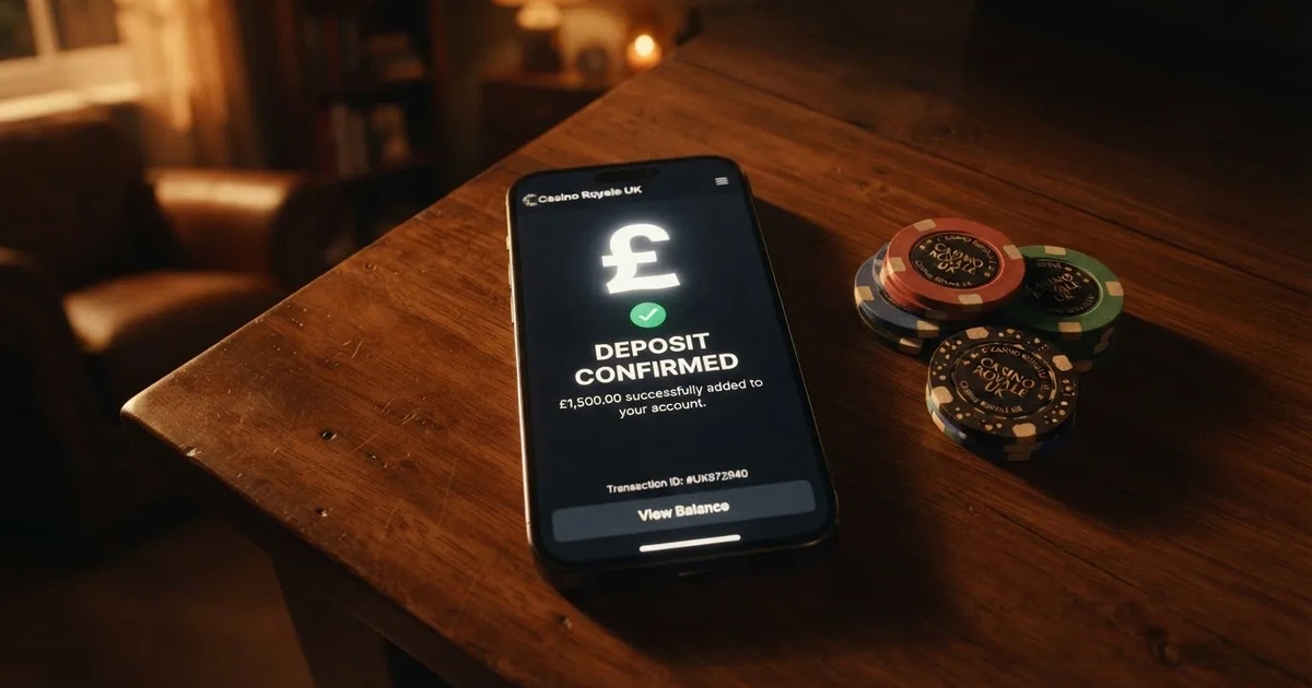 A phone screen showing a pay-by-phone-credit deposit confirmation